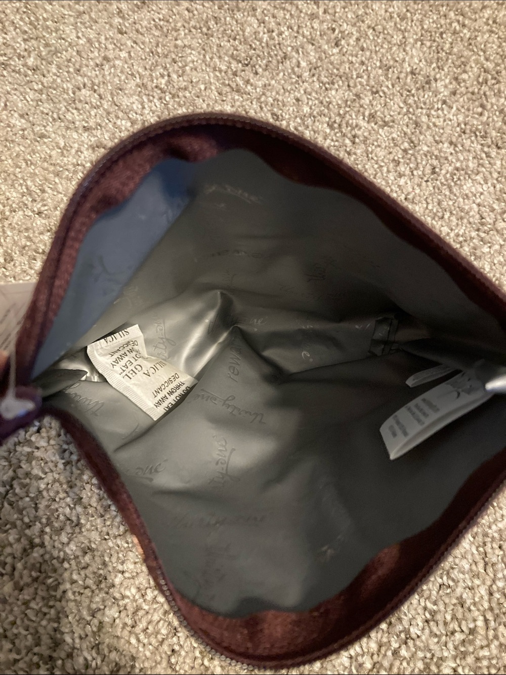 thirty-one Twinkling Plum Snack & Go Pouch - Plum with Light Pink Dots - Picture 7 of 8